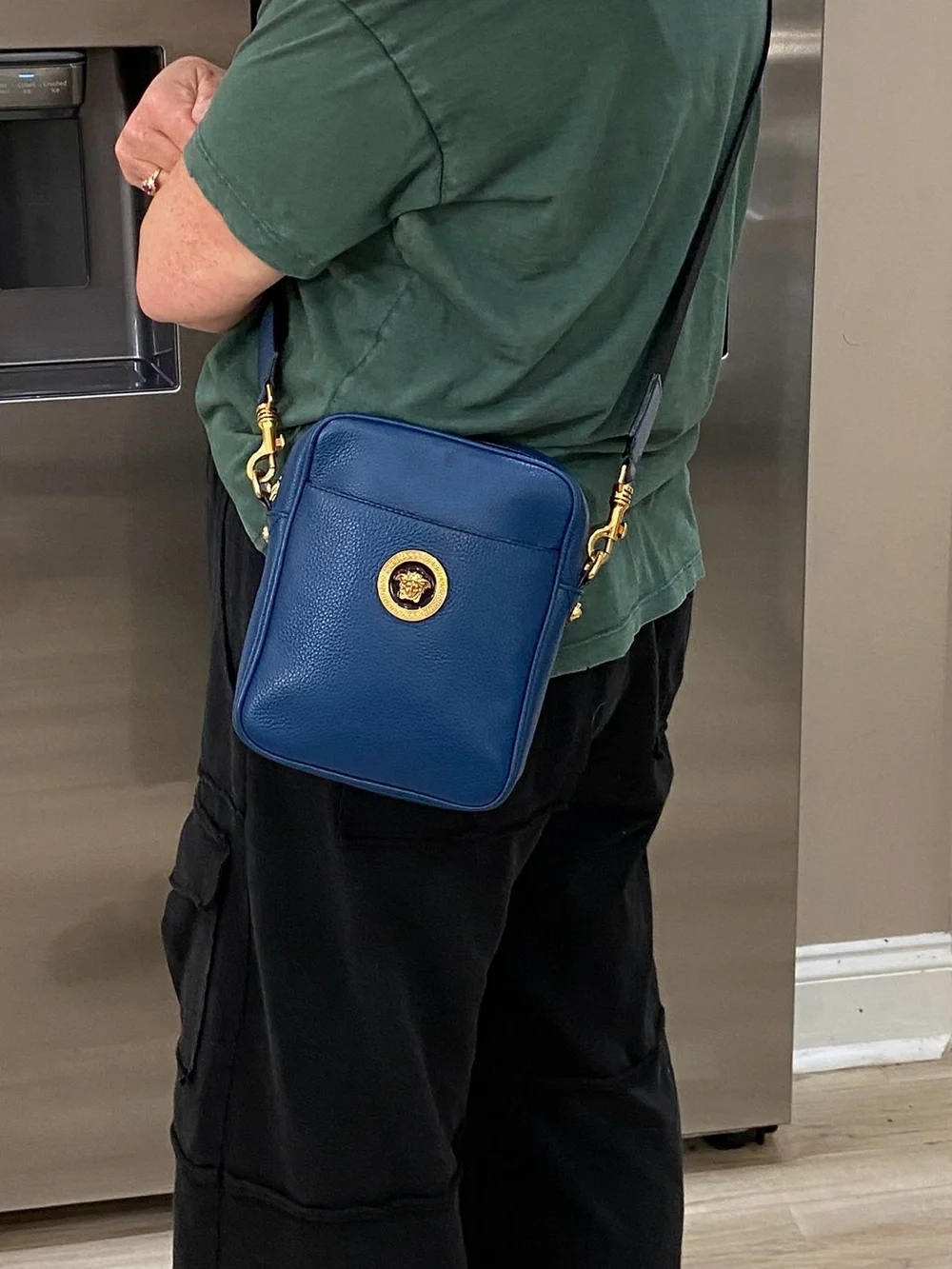 Versace emblem as authentic